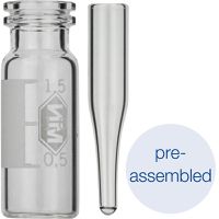 Product Image of Pre-assembled vials 702713: 1,5 mL Snap Ring Vial N 11, with 702813, 100/PAK