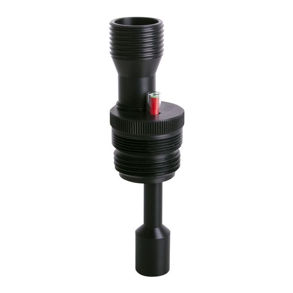 SCAT Adapter for funnel, with mechanical level indicator, double thread R2'' BSP/G2'' (m) to GL45(m), HDPE electrostatic conductive