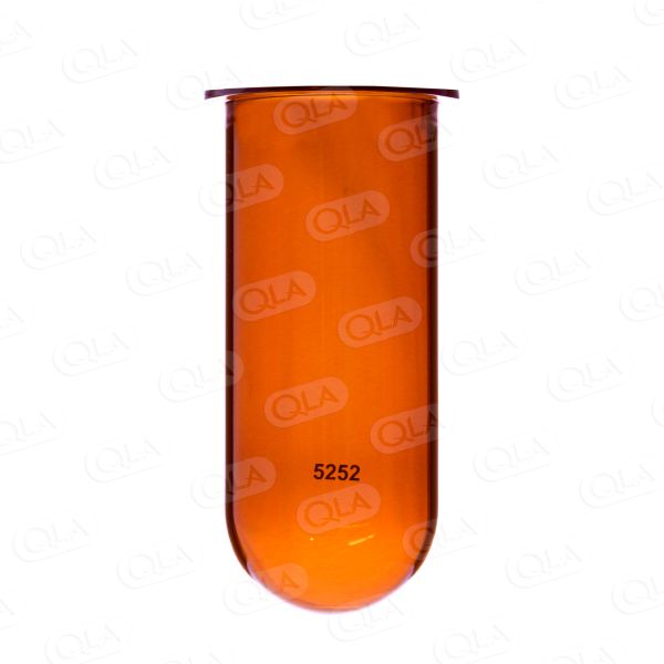 QLA 100mL Amber Glass Vessel for Distek & QLA Small Volume