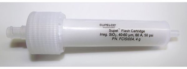Supelco FLASH Kartusche SUPEL 4g 40-63μm SILICA, 20/PAK, matrix active group silica, bed wt. 4 g, for use with Isco and Analogix flash systems