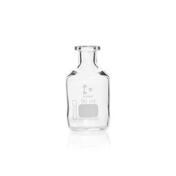 Duran Group Enghalsflasche, Klarglas, 50 ml, ungeschliffen, 10 St/Pkg