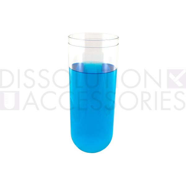Dissolution Accessories Vessel, Boro 3.3, clear, 2000 ml, TruCenter, Agilent