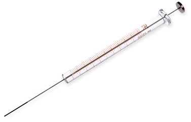 Hamilton 25 μl, Modell 1702 N Spritze, 22s Gauge, 51 mm, point style 3T, max. Druck 1000 psig (68.9 bar), max. Temperatur 115°C / 239°F