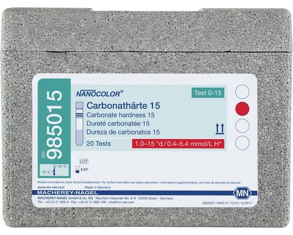 Macherey-Nagel Rundküvettentest NANOCOLOR Carbonathärte 15, 20 Bestimmungen