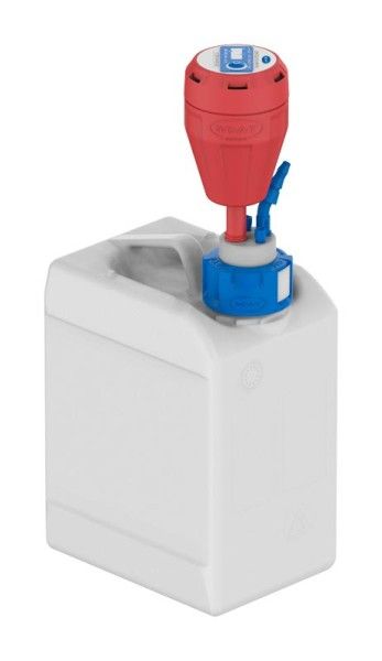 SCAT HPLC Disposal Set 5: Safety Waste Cap, GL45, Canister, GL45, 2.5 L, PE-HD, and exhaust Filter S, including Fittings
