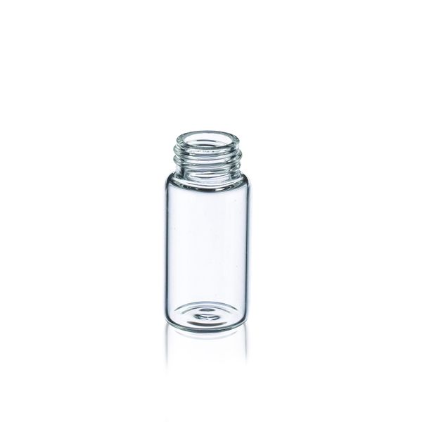 DWK Wheaton 6 ml Shorty vials in Lab File, without screw cap, clear, Boro, 200 pc/PAK