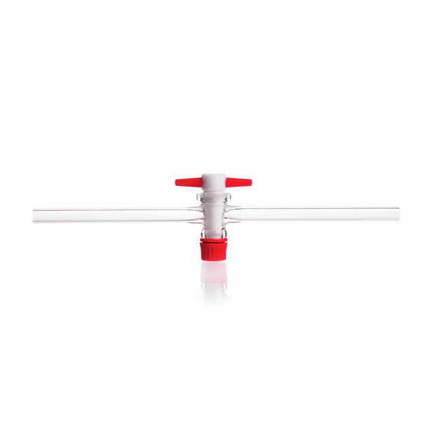 Duran Group DURAN Einweghähne, komplett mit PTFE-Küken, Steigung 1:5, Bohrung 2 mm, NS 13.5, 50 St/Pkg