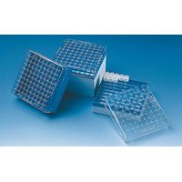 Product Image of Lagerbox, PC, f. Kryoröhrchen, stapelbar für 3 4 und 5ml blau für 81 Röhrchen, 5 St/Pkg