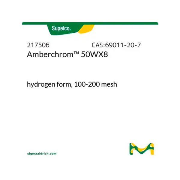 Sigma-Aldrich DOWEX 50WX8-200, Ionenaustauscher, 2,5 kg