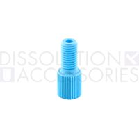 Product Image of Fitting, 1/4-28 x 1/16'' Nut, blau, 10 St/Pkg