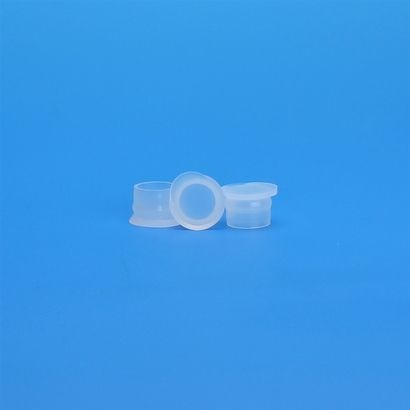 JG Finneran 12 mm Clear Polyethylene Flat Top Snap Plug, 10 x 100 pc/PAK