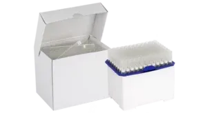 Ratiolab Pipettenspitzen ratiolab aeroject EcoTips, 10 μl XL, mit Filter, sterilisiert, extra lang für enge Gefäße, 960 St/Pkg
