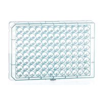 Product Image of Microplate, 96 well, PP, F-bottom (chimney shape), blue, 10 x 10 pc/PAK