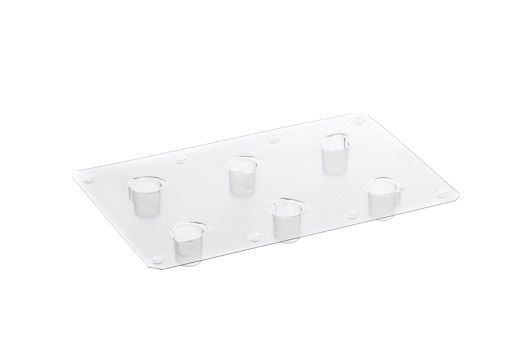 Greiner Bio-One 6 Well Intermediate Deckel, für 6 Well Bio-Assembler Kit, steril, 5 x 2 St/Pkg