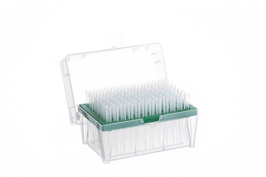 Greiner Bio-One Sapphire Pipettenspitzen 300 μl, natur, steril, im Rack, 10 x 96 St/Pkg
