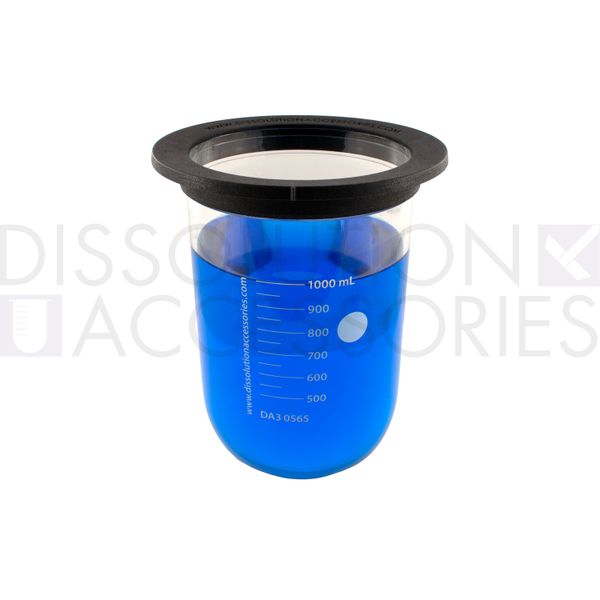 Dissolution Accessories Vessel, Boro 3.3, clear, 1000 ml, TruAlign Agilent