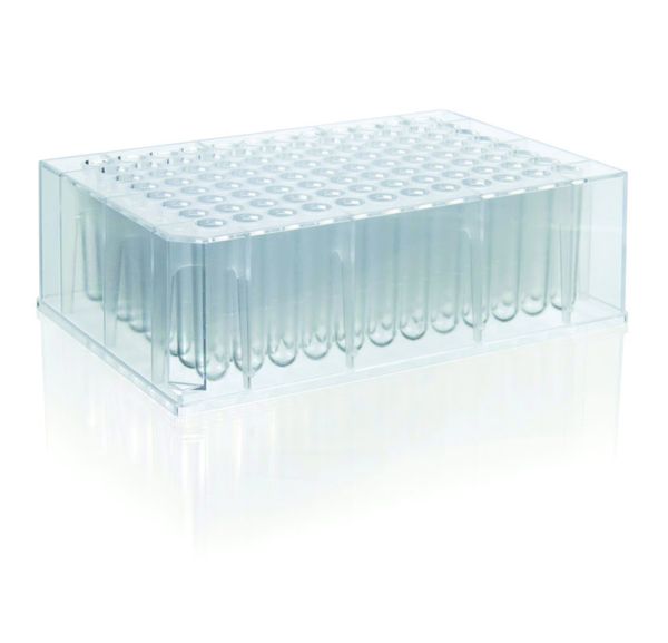 Brand GmbH & Co. KG Deep well-Platten/PS, stapelbar 1,1 ml unsteril, 4 x 8 St/Pkg