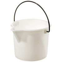 Product Image of Bucket, HDPE, 9.5 L, graduated, with spout, 6 pc/PACK