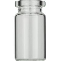 Product Image of 5 mL Headspace Rollrandfl. N 20 AD: 20,5 mm, Höhe: 38 mm klar, flacher Boden, flacher DIN Rollrand, Packung à 100 Stück