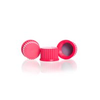 Product Image of Screw cap/PBT, red for DIN-thread GL 32, 10 pc/PAK