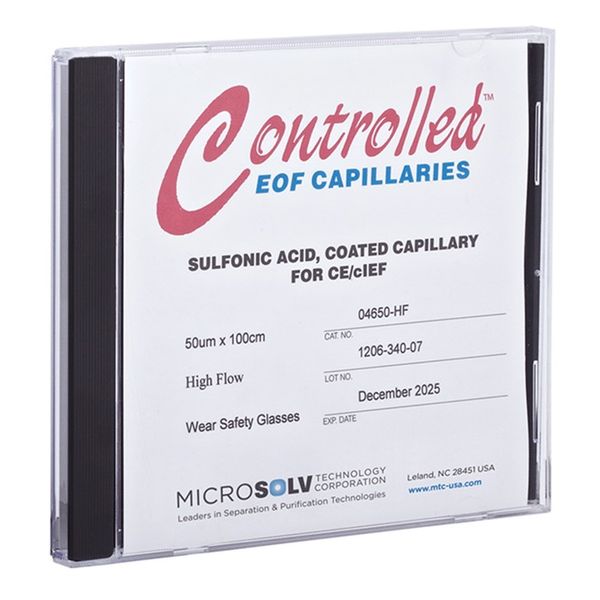 Microsolv Capillary, Controlled, High Flow, 50μm ID by 1 meter, 1 pc/PAK