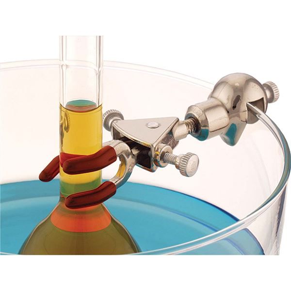 Ohaus Spezialklemme Wasserbad, CLS-WBATHZL, 3-Klemmbacken Doppel-Einstellklemmen Wasserbad, vernickelt, 0-46mm