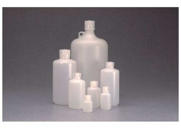 Nalgene Thermo Scientific Enghalsflasche IP2, Dot-2E, HDPE, rund, 500 ml, mit 28-415 Schraubverschluss, 48 St/Pkg
