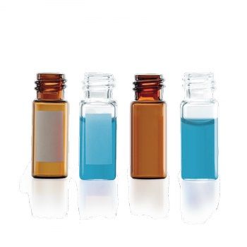 DWK Wheaton E-Z vials, 1.8ml, brown, threadneck, 10-425, 12 x 32 mm, with heel, 1000 pc/PAK
