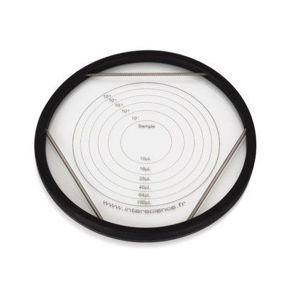Interscience Counting grid for circular flattening, 150 mm, for easySpiral