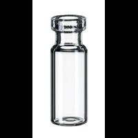 ND11 1,5ml Rollrandflasche, 32 x 11,6 mm, Klarglas, 1. hydrolytische Klasse, weite Öffnung, 10x100/PAK