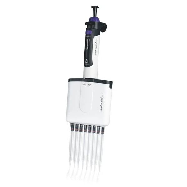Brand GmbH & Co. KG 8-Kanal-Mikroliterpipette Transferpette pro -8, variabel, 50 - 1250 μl, M8-1250, DE-M