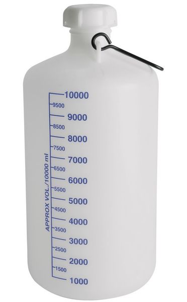 SCAT Rundkanister, 10 Liter, S65, HDPE, weiß, BxHxT: 205 x 430 x 205 mm