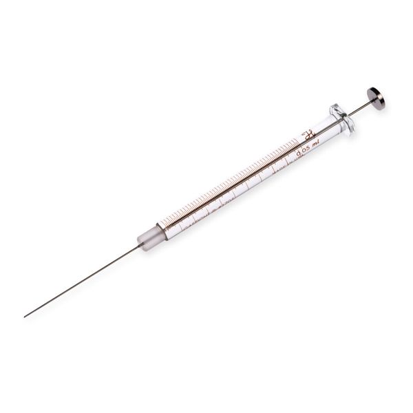 Hamilton 50 μl, Modell 1705 N Spritze, 22 Gauge, 51 mm, point style 3, max. Druck 1000 psig (68.9 bar), max. Temperatur 115°C / 239°F, mit 