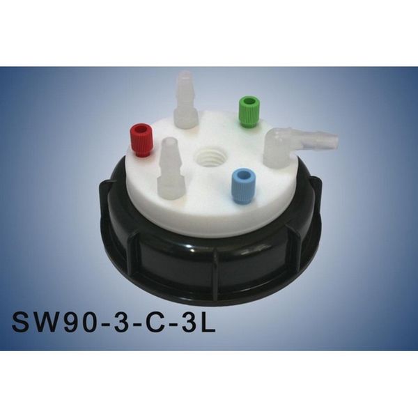 A.I.T. France Smart Waste Cap S90, Aktivkohlefiltereinsatz + 3 Eingänge (1/8 oder 1/16 ) + 3 Lecks (6-9 mm)
