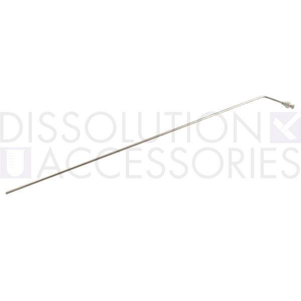 Dissolution Accessories Probenkanüle, Edelstahl, 380 mm, 1/8'', gebogen, mit Luer-Adapter, Hanson