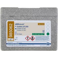 Product Image of Rundküvettentest NANOCOLOR Sulfat LR 200, 20 Bestimmungen, Messbereich: 20-200 mg/L SO42