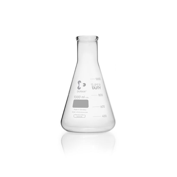 Duran Group Erlenmeyerkolben DURAN, Weithals, 1000 ml Super Duty, 10 St/Pkg