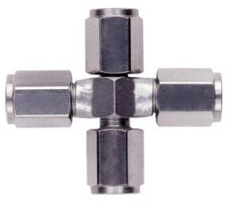 Trajan (SGE) Stainless Steel Union Cross - All 1/16''