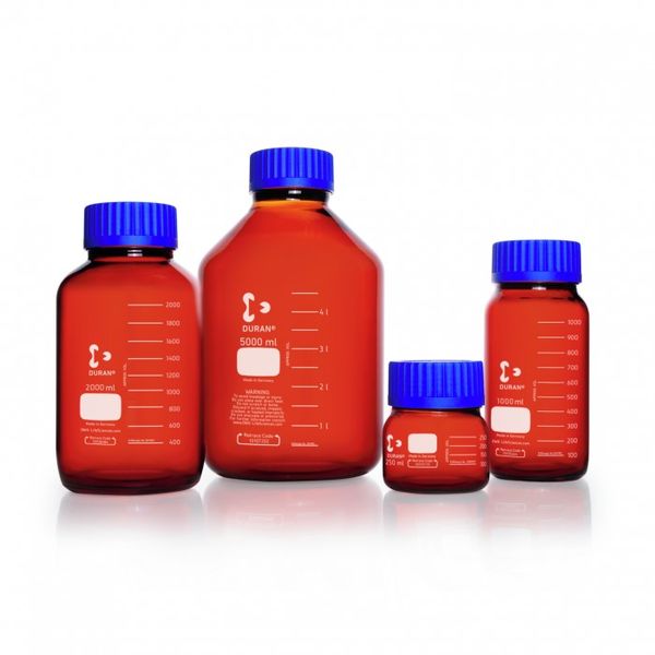 Duran Group Weithalsflasche, Braunglas, GLS 80, 10000 ml, komplett