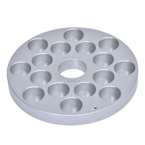 Ohaus Einzelblock 28 mm Gefäße, für Guardian x000 mit Aluminiumplatte