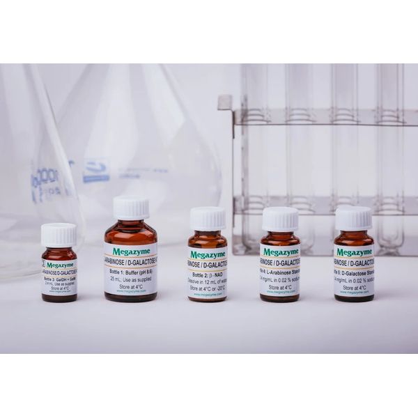 Neogen Megazyme L-Arabinose/D-Galactose Assay Kit, 115-manual/1150-microplate/1150-auto analyser Assays/Kit