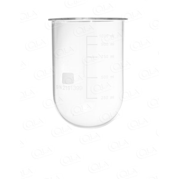 QLA 1000mL Clear Glass Vessel for Copley, Serialized