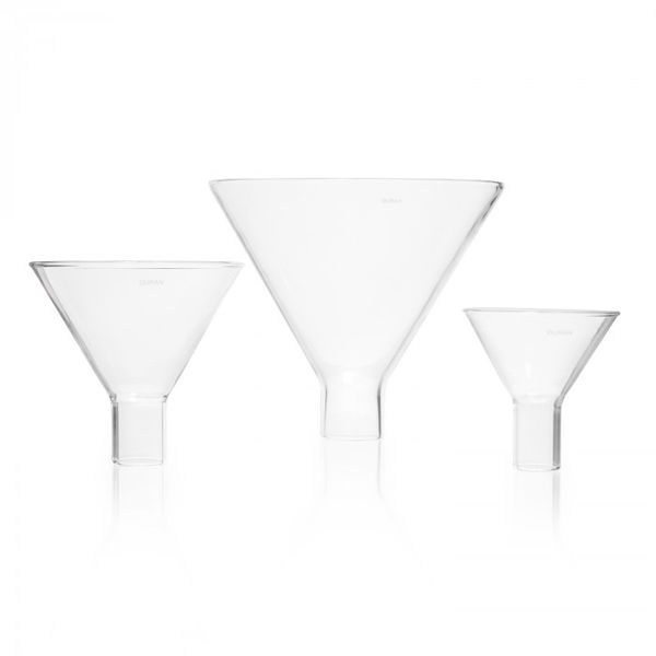 Duran Group Powder funnel/DURAN, rim O.D. 80 mm with short wide stem, 10 pc/PAK