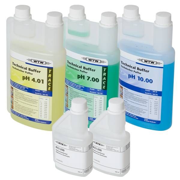 WTW SORT/TEP/G/TRACE Puffer- und Wartungssortiment mit Technischer Pufferlösung