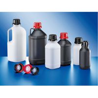 Product Image of UN-chemical bottle, HDPE, cap. 1000 ml black, 64/PAK,, old No.: KA31077009