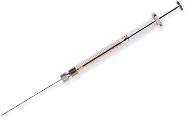Hamilton 1.2 μl, C-Line Modell 7701.2 KH CTC Spritze (6.6 mm), 26 Gauge, 51 mm, point style AS, Knurled Hub Nadel, max. Druck 6000 psig (413.7 bar), 