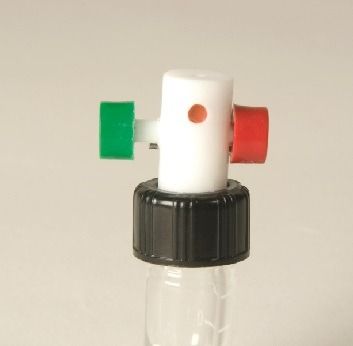 Ohio Valley 13 mm Screw-Cap Mininert Valves, 13 mm-425 cap/thread, 12/PAK