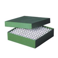 Product Image of ratiolab® Cryo-Boxes, cardboard, standard, yellow, 133 x 133 x 75 mm, 10 pc/PAK