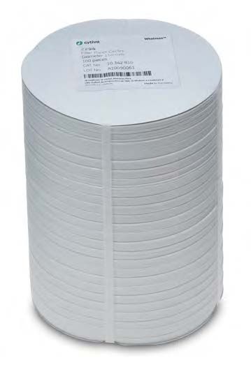 Whatman Papierfilter, rund, Grade 2294, 110 mm, nassfest, 100 St/Pkg