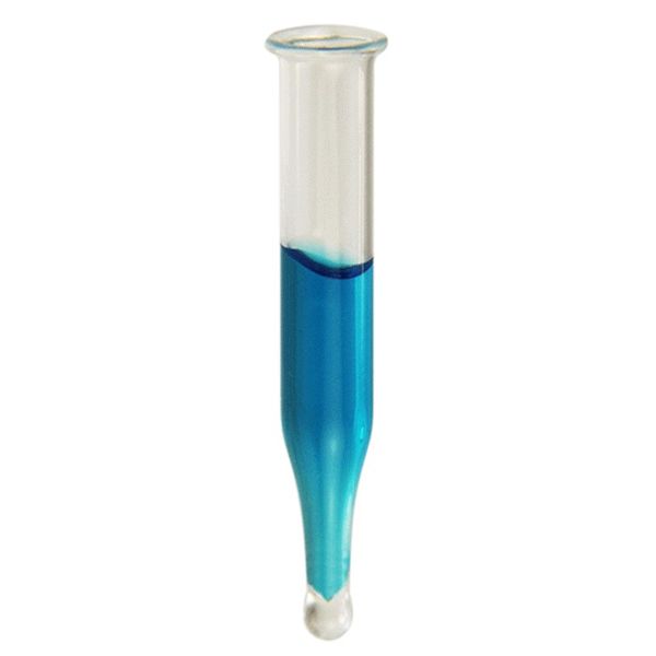 Microsolv Micro Inserts 250 μl, clear glass, 6 x 38 mm, Conical Precision Point, for 4 ml Vial, 100 pc/PAK